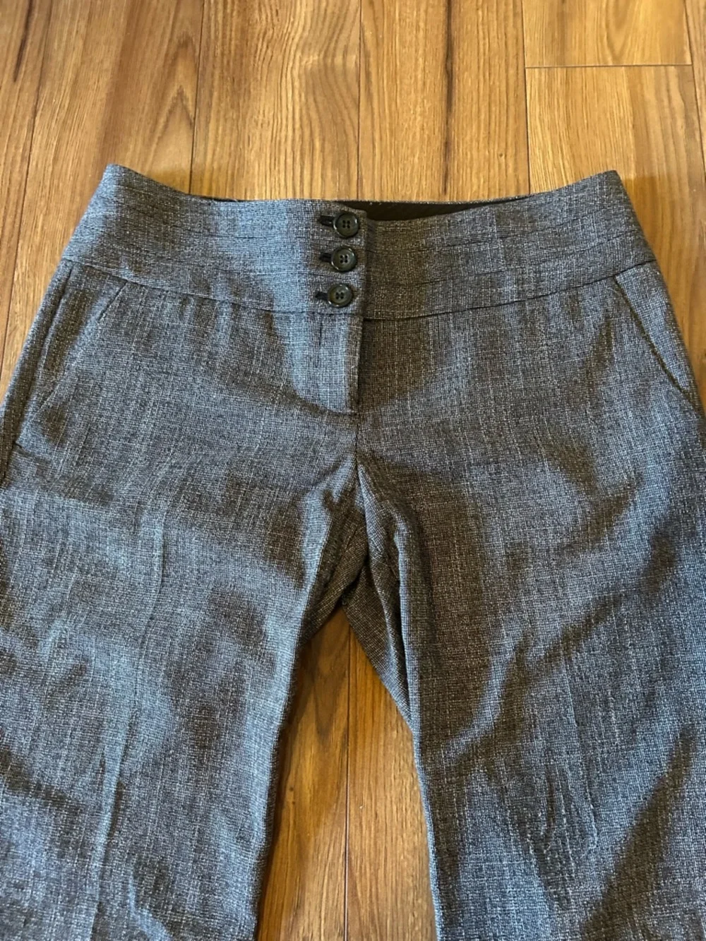 The Limited Heather Brown Pinstripe Dress Pants - Picture 2 of 5